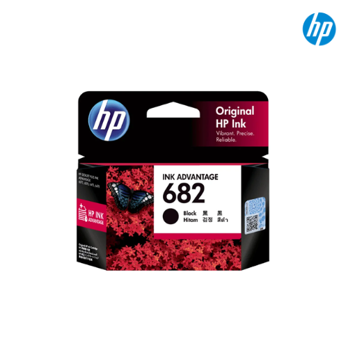 ตลับหมึกอิงค์เจ็ท HP Original Ink Cartridge HP682 Black, 682Ink